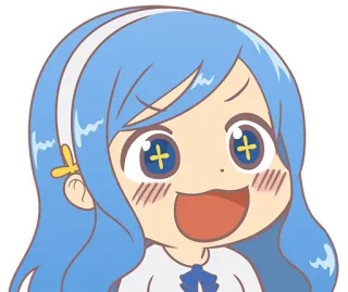 😍 e8983972 anime, cute, girl, chibi, cartoon, character telegram sticker