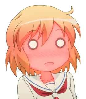 😵 f7961282 anime, manga, blush, shocked, cartoon telegram sticker