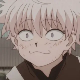 😂 a7b88840 Killua Zoldyck Hunter x Hunter 动漫, 奇犽, 全职猎人, 可爱, 搞笑, 卡通, 漫画 telegram sticker