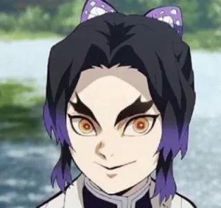 😂 ae7ba04d Shinobu Kocho Demon Slayer 动漫, 鬼灭之刃, 蝴蝶忍, 漫画, 角色 telegram sticker