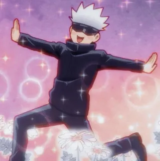 🌝 dd6ebd5d Gojo Satoru Jujutsu Kaisen 动漫, 五条, 五条悟, 咒术回战, 角色, 贴纸, 动漫贴纸 telegram sticker