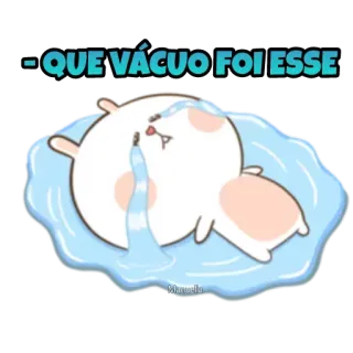 😢 e5eca7f2 QUE VÁCUO FOI ESSE huilen, verdrietig, cartoon, schattig, dier, hamster, emotioneel whatsapp sticker