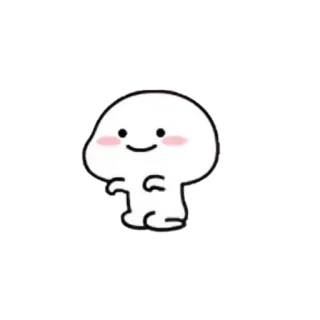 🪃 1c7fa6fd 可爱, 小团, 卡通, 卡哇伊, 贴纸 telegram sticker
