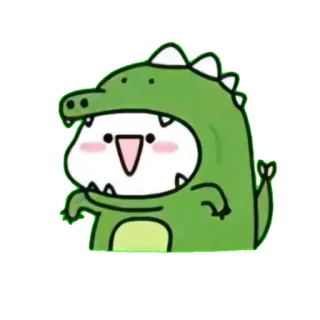 🪃 ea727a27 恐龙, 可爱, 卡通, 动物, 贴纸 telegram sticker