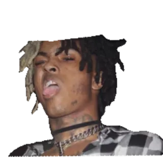 😛 a1a62704 XXXTentacion rapero, música, cantante, xxx, tentacion, artista telegram sticker