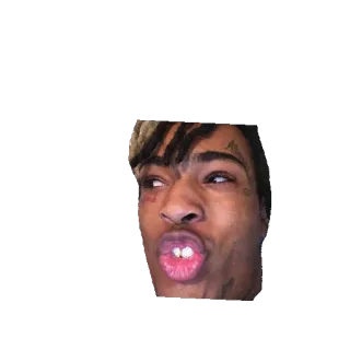 😛 ff1d9252 XXXTentacion rapero, música, retrato, artista telegram sticker