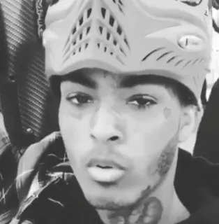 😐 6efefcaf XXXTentacion rapper, music, XXXTentacion, portrait, celebrity, mask telegram sticker