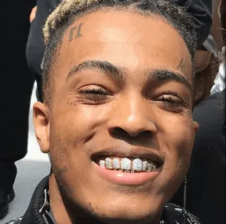 😁 d5943b7b XXXTentacion rapper, music, artist, smile, portrait telegram sticker