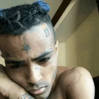 🖤 878178be XXXTentacion แร็ปเปอร์, นักร้อง, นักดนตรี, xxxtentacion, เศร้า telegram sticker
