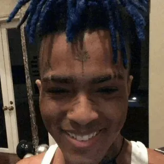 🖤 b4ef7448 XXXTentacion แร็ปเปอร์, เพลง, นักร้อง, ศิลปิน, ภาพเหมือน telegram sticker