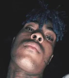 😐 2da90dbc XXXTentacion 说唱歌手, 音乐家, 艺术家, xxxtentacion telegram sticker