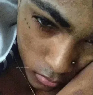💔 304e128b XXXTentacion xxxtentacion.vibes 说唱歌手, 音乐, 肖像, 脸 telegram sticker