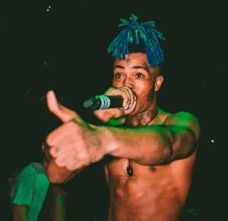 👍 75efd700 XXXTentacion 音乐家, 说唱歌手, XXXTentacion, 音乐, 表演 telegram sticker