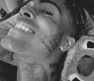 😐 8d4c8a46 XXXTentacion 说唱歌手, 音乐, 肖像, XXXTentacion telegram sticker