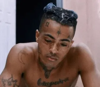 😕 b4fa82ec XXXTentacion 说唱歌手, 音乐, XXXTentacion telegram sticker