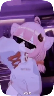 🌙 abb4c7da XXX anime, personaje, chica, dibujos animados, pegatina, ilustración telegram sticker