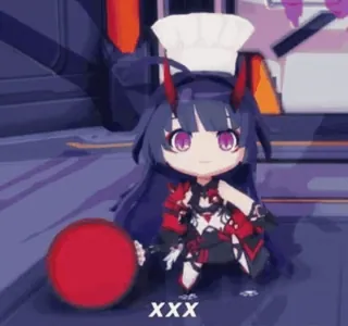 🌙 ae760a47 XXX Chibi, Anime, Manga, Personaje, Cocina, Chef telegram sticker