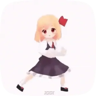 🌙 daf8da40 xxxx Anime, Chica, Bailando, Lindo telegram sticker