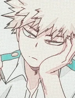 🕸 53379c19 Bakugo My Hero Academia Bakugo, My Hero Academia, anime, manga, character, Katsuki Bakugo telegram sticker