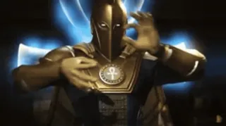 🕸 d9c7efaa Doctor Fate superhero, DC comics, magic, helmet, fate, comic book character telegram sticker