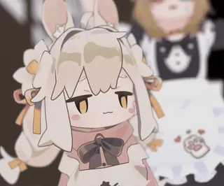 😆 e81f319d Anime, Mignon, Lapin, Kawaii, Dessin animé, Chibi telegram sticker