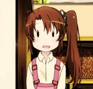 🐾 52ad1cff สาวอนิเมะ, การ์ตูน, หางม้า, น่ารัก, ภาพประกอบ telegram sticker