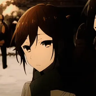 🐾 7b6c8bbf อนิเมะ, ผู้หญิง, ผมสีดำ, การ์ตูน, ภาพเหมือน telegram sticker