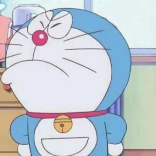 💈 350cf66d Doraemon Doraemon, Anime, Desenho animado, Gato, Robô, Sino whatsapp sticker