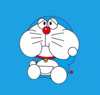 💈 87aed3d6 Doraemon Doraemon, anime, desenho animado, gato, robô, fofo whatsapp sticker