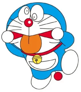 💈 af805126 Doraemon desenho animado, Doraemon, gato, anime, sino, azul, japonês whatsapp sticker