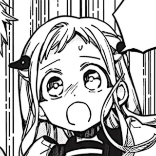 🩹 1df8b676 anime, mangá, garota, chocada, fofa, reação telegram sticker