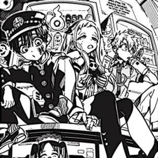 🩹 269cd0ed Anime, Mangá, Japonês, Desenho animado, Hanako-kun, Personagens, Kawaii, Ilustração telegram sticker