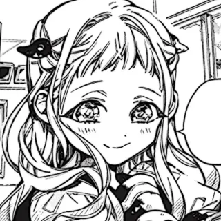 🩹 49e64a4f Nene Yashiro Toilet-bound Hanako-kun Anime, Mangá, Fofo, Garota, Personagem telegram sticker