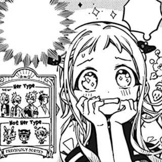 🩹 6cf3af4b Her Type, Not Her Type Anime, Mangá, Personagem, Organização, Fofo telegram sticker