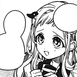 🩹 918cbd49 Nene Yashiro Toilet-bound Hanako-kun Anime, Mangá, Nene Yashiro, Hanako-kun: Ligado ao Banheiro, Kawaii telegram sticker