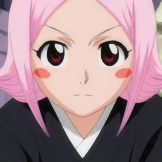 🍥 2234ce50 Yachiru Kusajishi Bleach Аниме, Манга, Розовые волосы, Персонаж, Блич telegram sticker