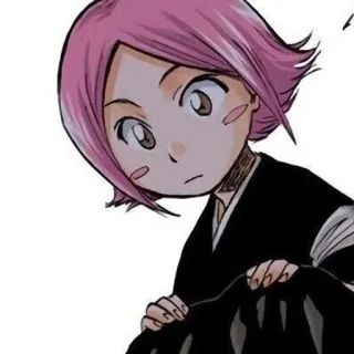 🍥 2dc4424e Yachiru Kusajishi Bleach Аниме, Манга, Блич, Ячиру Кусаджиши, Розовые волосы, Каваий telegram sticker