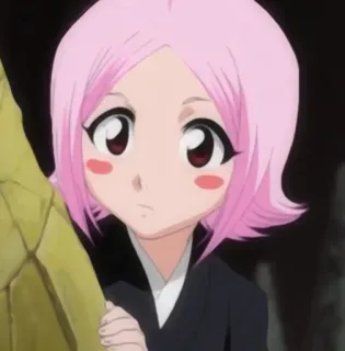 🍥 c65e08bd Yachiru Kusajishi Bleach аниме, блич, ячиру кусаджиши, розовые волосы, мило, девушка telegram sticker