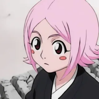 🍥 dc9b608a Yachiru Kusajishi Bleach Аниме, Манга, Персонаж, Розовые волосы, Блич telegram sticker