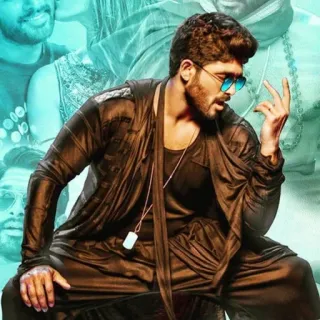✌️ 4661be41 Allu Arjun attore indiano, celebrità, sud indiano, stile, occhiali da sole, attore telegram sticker