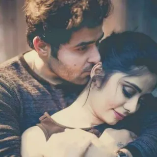 😍 52f31c39 amore, coppia, romance, affetto, relazione, coccole, bacio telegram sticker