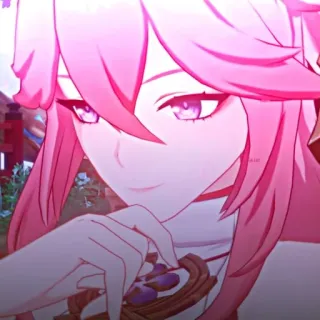 🔮 9d34369e Yae Miko Genshin Impact Аниме, Игра, Персонаж, Яэ Мико telegram sticker