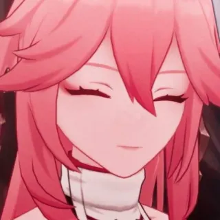 🌸 b348b804 Yae Miko Genshin Impact Аниме, Видеоигра, Genshin Impact, Яэ Мико telegram sticker