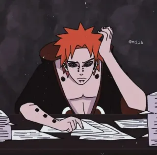😩 2bb4e9cc Pain Naruto anime, naruto, pain, akatsuki telegram sticker