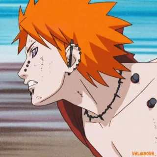 😡 6c27cb26 Pain Naruto Anime, Naruto, Pain, Ninja, Akatsuki, Shonen telegram sticker