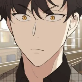 🎗 bb57a10e 애니메이션, 만화, 캐릭터, 인물사진, 진지함, 남자 telegram sticker