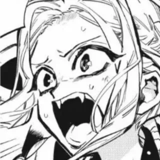 💗 86dbdd62 Anime, Manga, Expressie, Personage, Schreeuwen, Angst, Emotie telegram sticker