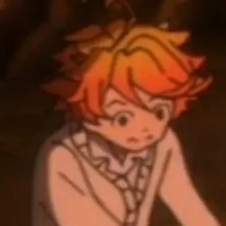 😳 7317abd5 Emma The Promised Neverland Anime, Kartun, Karakter, Emma, The Promised Neverland telegram sticker