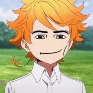 😏 c32cbe09 Emma The Promised Neverland Anime, Kartun, Lucu, Meme telegram sticker