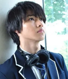 🙄 c643e804 ティーン, 少年, 制服, ヘッドホン, ポートレート, 若者, 学生 telegram sticker